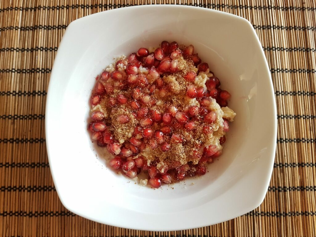 Read more about the article Porridge with pomegranate – excellent