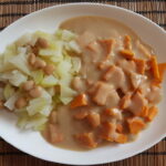 Kohlrabi und Süßkartoffeln