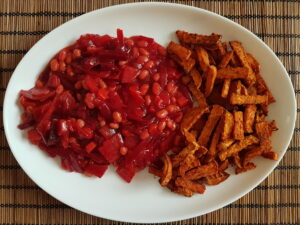 Mehr über den Artikel erfahren Rote Bete und Süßkartoffeln – Ton in Ton