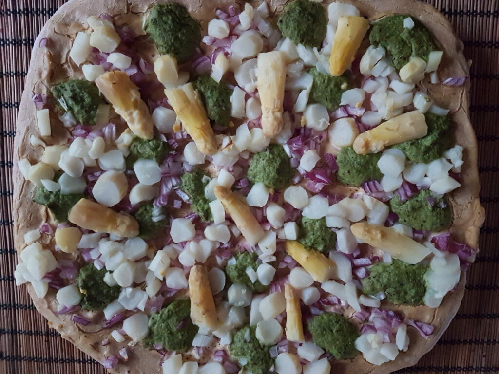 Read more about the article Asparagus pizza – a slightly different kind