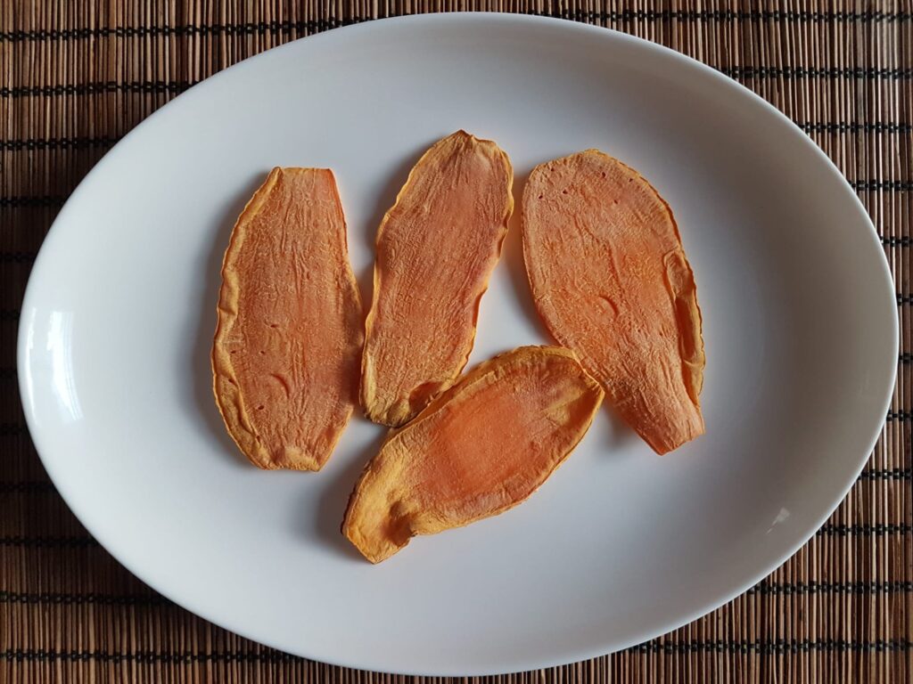 Mehr über den Artikel erfahren Airfryer Süßkartoffel in Scheiben – perfekt